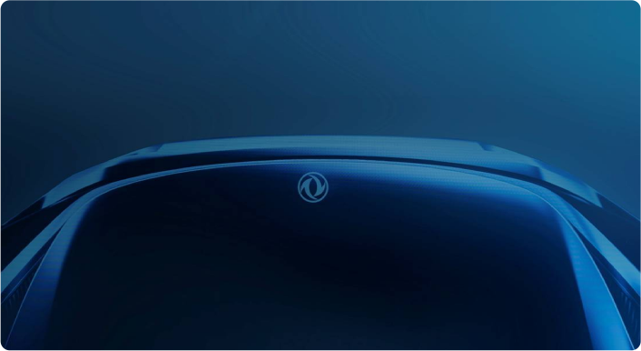 Blue vehicle roof representing technology advancement